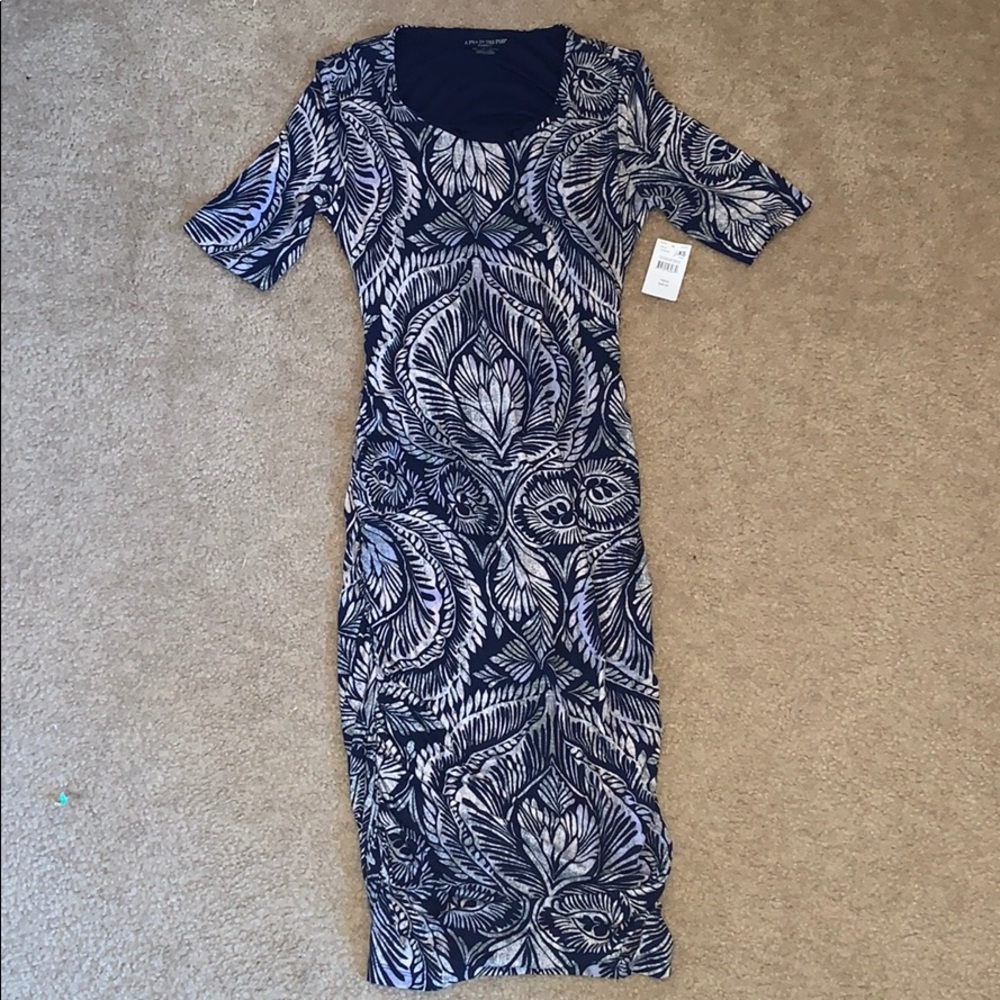Maternity midi dress